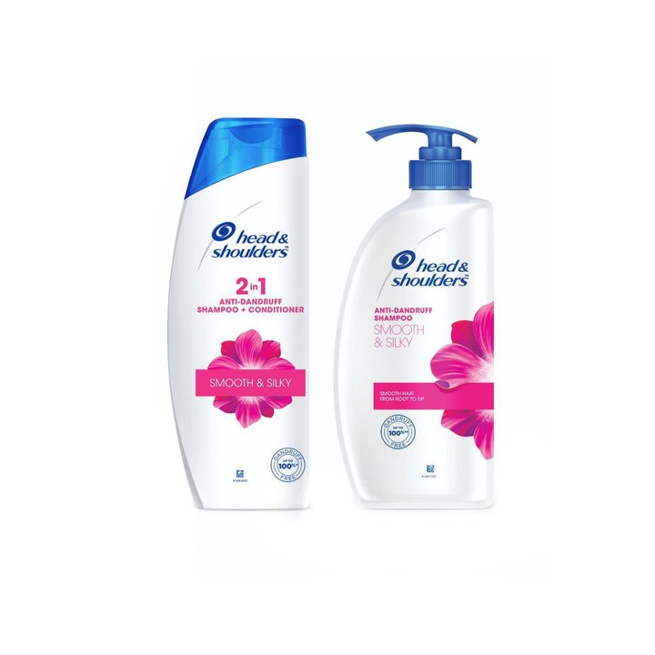 Head & Shoulders Set of 2 Smooth & Silky Anti-Dandruff Shampoo