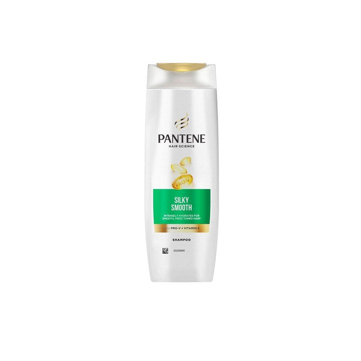 Pantene Hair Science Silky Smooth Shampoo with Pro-Vitamins &Vitamin E - 180ml