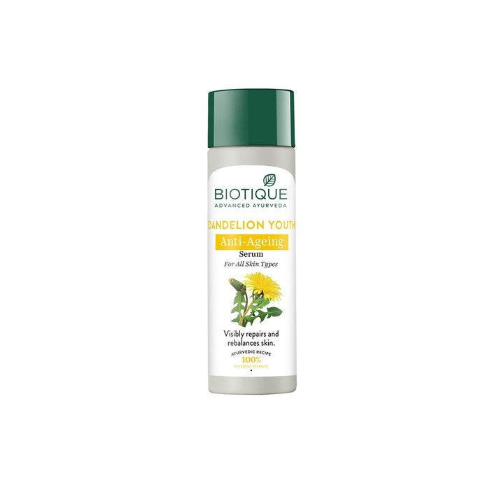 Biotique Bio Dandelion Visibly Ageless Lightening Sustainable Serum 190 ml