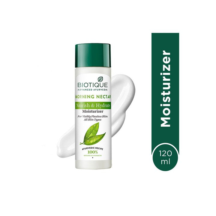 Biotique Morning Nectar Nourish & Hydrate Visibly Flawless Skin Moisturizer - 120ml