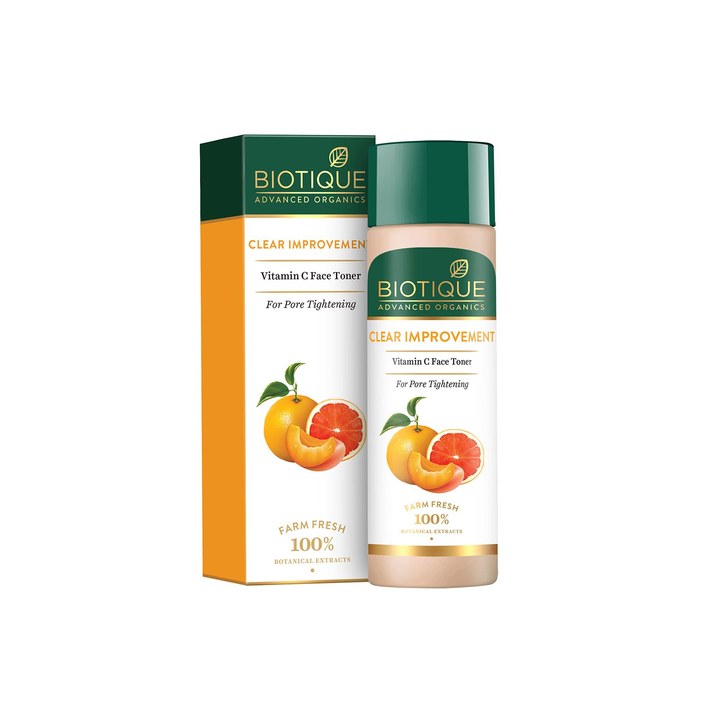 Biotique Advanced Organics Clear Improvement Vitamin C Face Toner - 120 ml