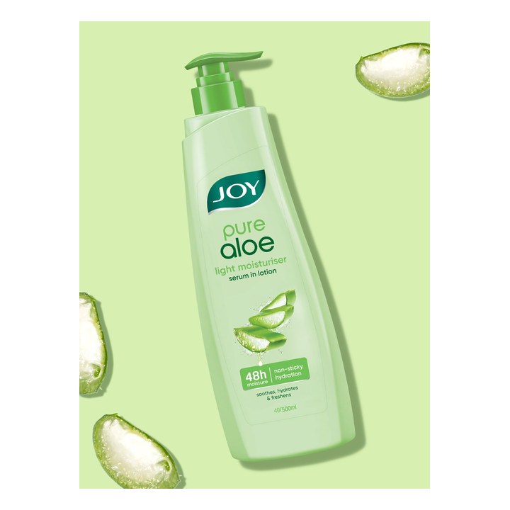 JOY Pure Aloe Lightweight Body Lotion With Anti Oxidants & Vitamin C - 500ml