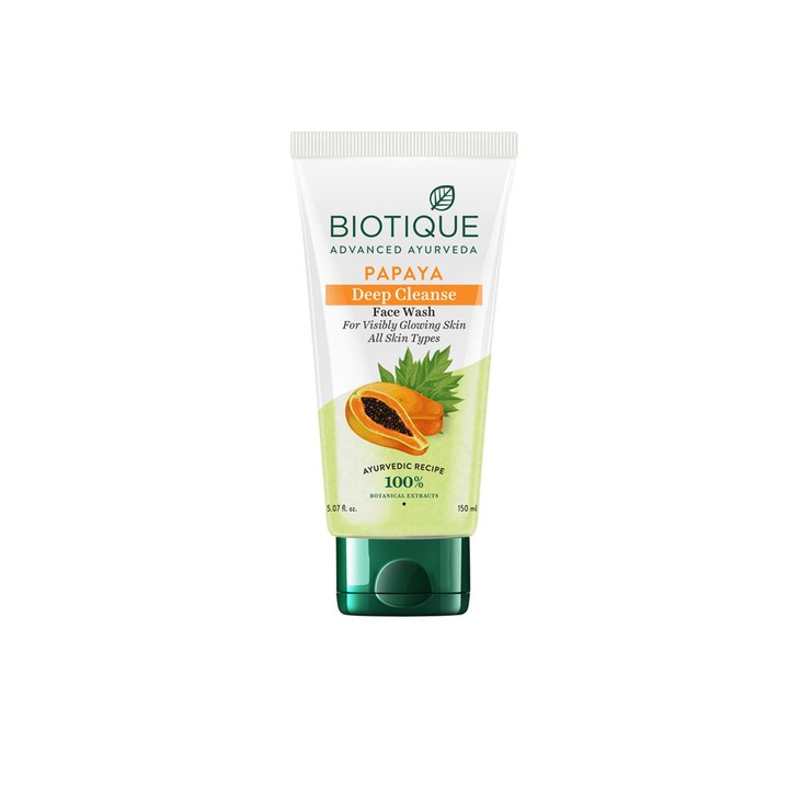 Biotique Papaya Deep Cleanse Visibily Glowing Skin Face Wash - 150ml