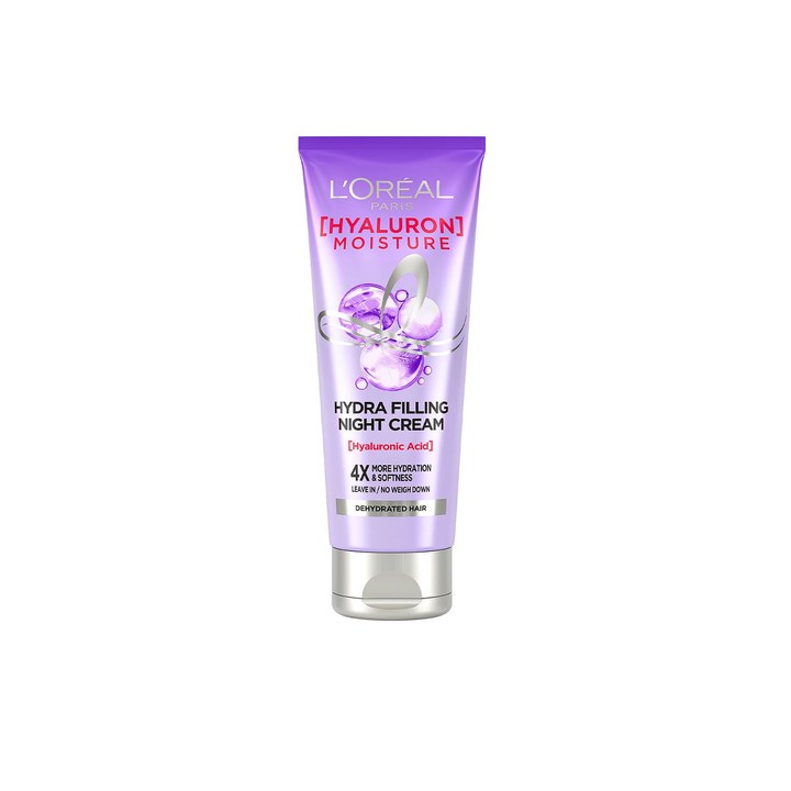 LOreal Paris Hyaluron Moisture Leave-in Night Cream with Hyaluronic Acid - 180 ml