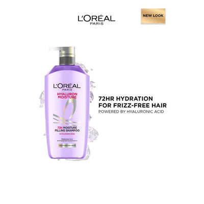 LOreal Paris Hyaluron Moisture 72H Moisture Filling Shampoo with Hyaluronic Acid - 650 ml