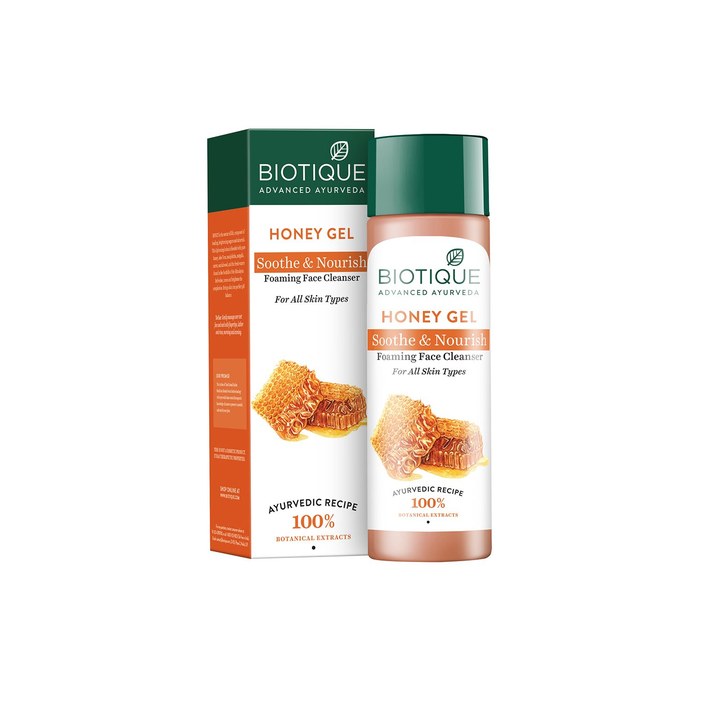 Biotique Honey Gel Soothe & Nourish Foaming Face Cleanser 120 ml