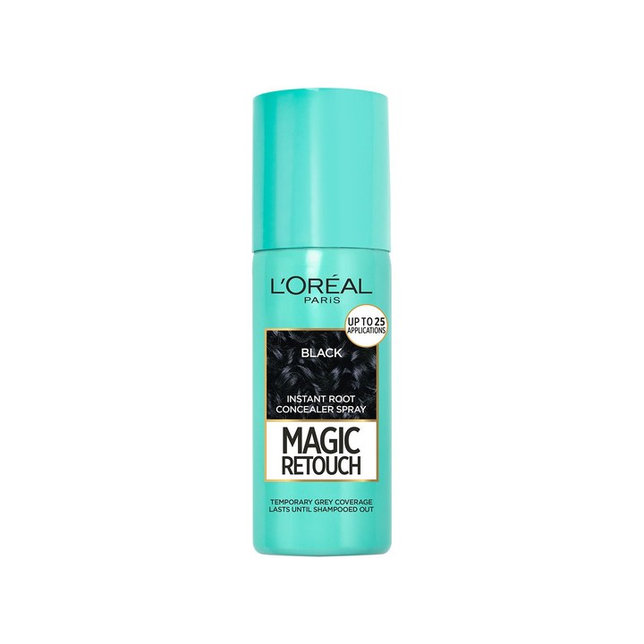 L'Oreal Paris Magic Retouch Instant Root Concealer Spray - Black 75 ml