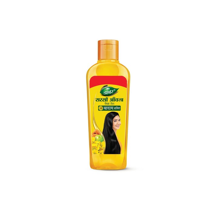 Dabur Sarson Amla Hair Oil To Strengthen Hair & Reduce Hair Fall - 500ml