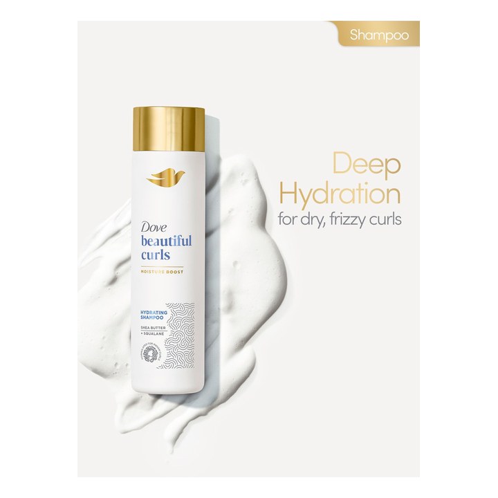 Dove Beautiful Curls Sulphate-Free Hydrating Shampoo with Tri Moisture Essence - 270ml