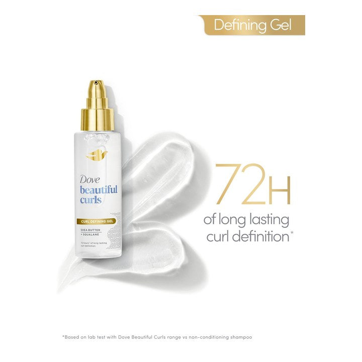 Dove Beautiful Curls Defining Hair Gel with Tri Moisture Essence - 100ml