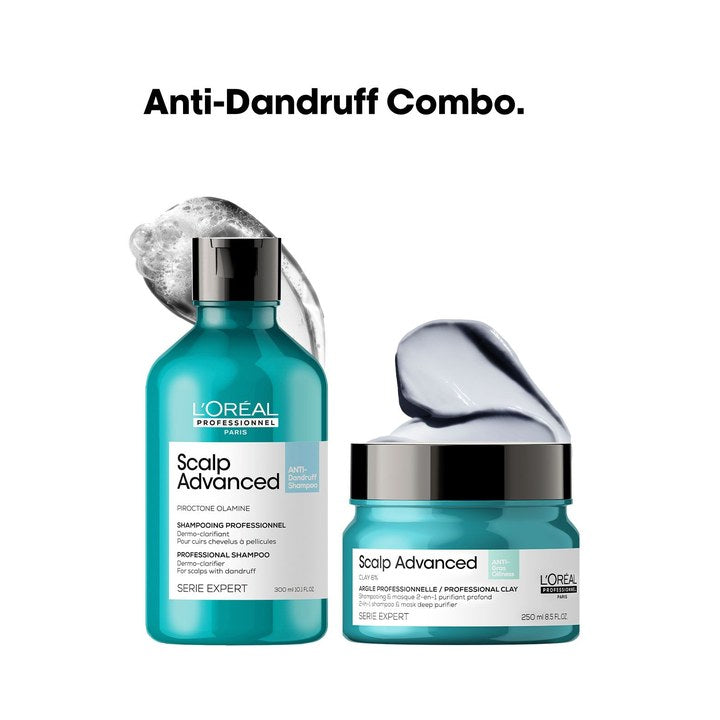 LOreal Professionnel Set of Serie Expert Anti-Dandruff Shampoo + Anti-Oiliness Mask