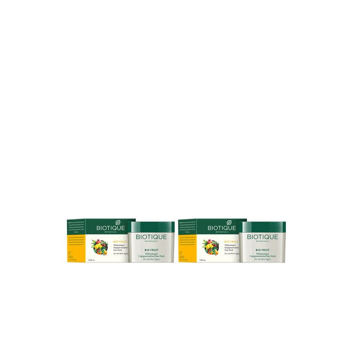 Biotique Pack of 2 Whitening Depigmentation Face Pack