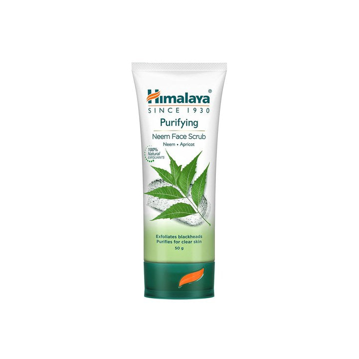 Himalaya Purifying Neem Face Scrub with Apricot for Blackheads & Acne - 50g
