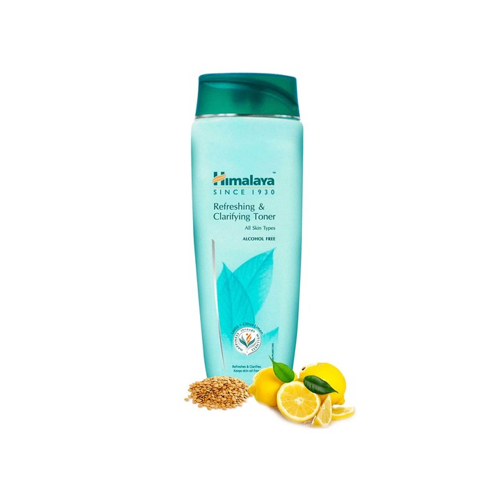 Himalaya Refreshing & Clarifying Alcohol-Free Toner with Lentil & Citrus Lemon - 100ml