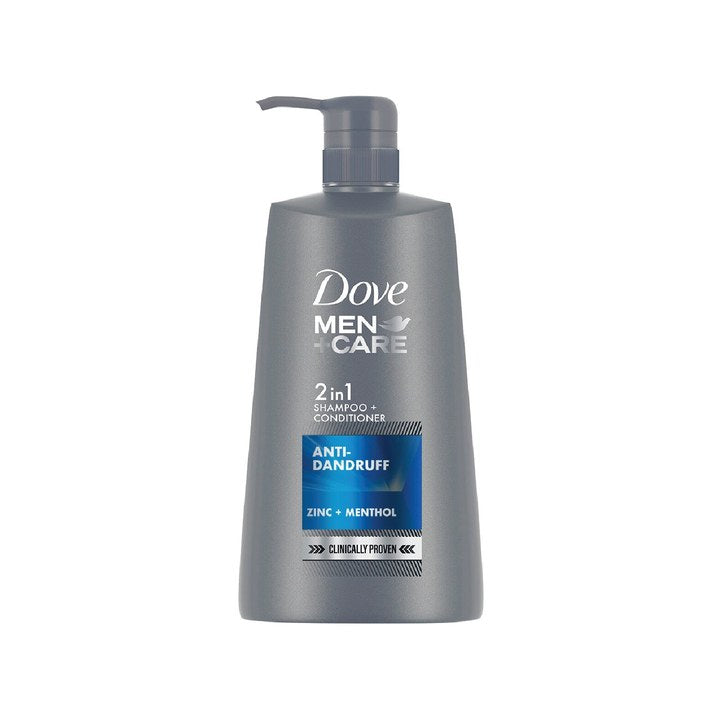 Dove Men +Care Anti-Dandruff 2-in-1 Shampoo + Conditioner with Zinc & Menthol - 650ml