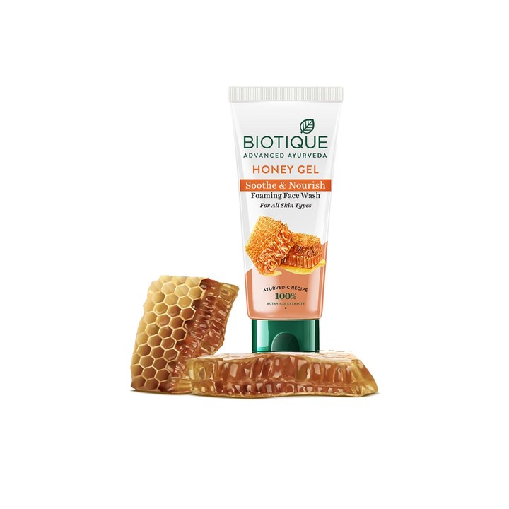 Biotique Unisex Bio Honey Gel Refreshing Foaming Face Wash 100 ml