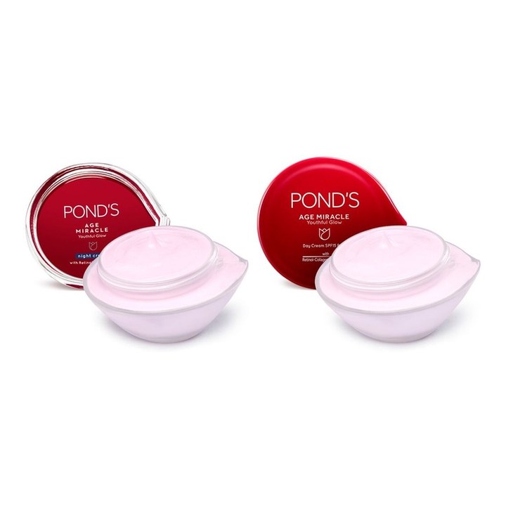 Ponds Age Miracle Youthful Glow Anti Ageing Day Cream 35g + Night Cream 50g