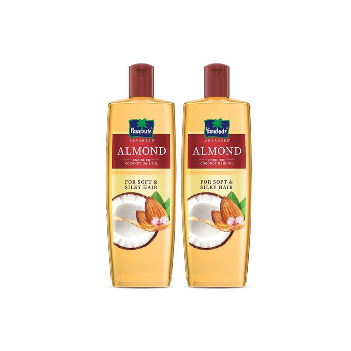 Parachute Advansed Set of 2 Almond-Enriched Coconut Hair Oil - 300ml each