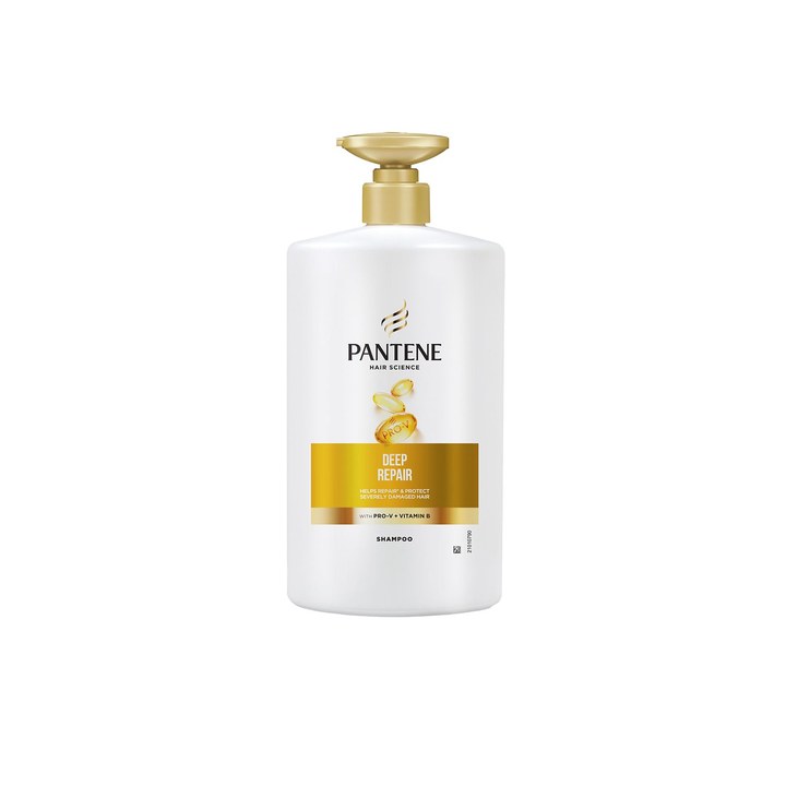 Pantene Hair Science Deep Repair Shampoo with Pro-V & Vitamin B for Damage Repair - 1L