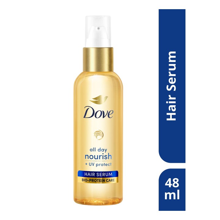 Dove All Day Nourish UV Protect Hair Serum with Bio-Protein Care - 48 ml