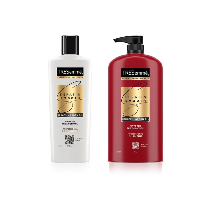 TRESemme Set of Keratin Smooth Shampoo 1 L + Keratin Smooth Conditioner 190 ml