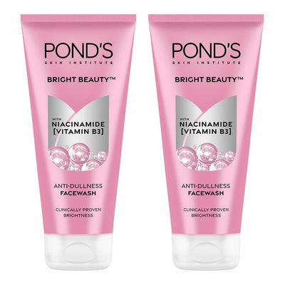 Ponds Set Of 2 Bright Beauty Spot-Less Glow Face Wash with Vitamin B3 - 200g Each