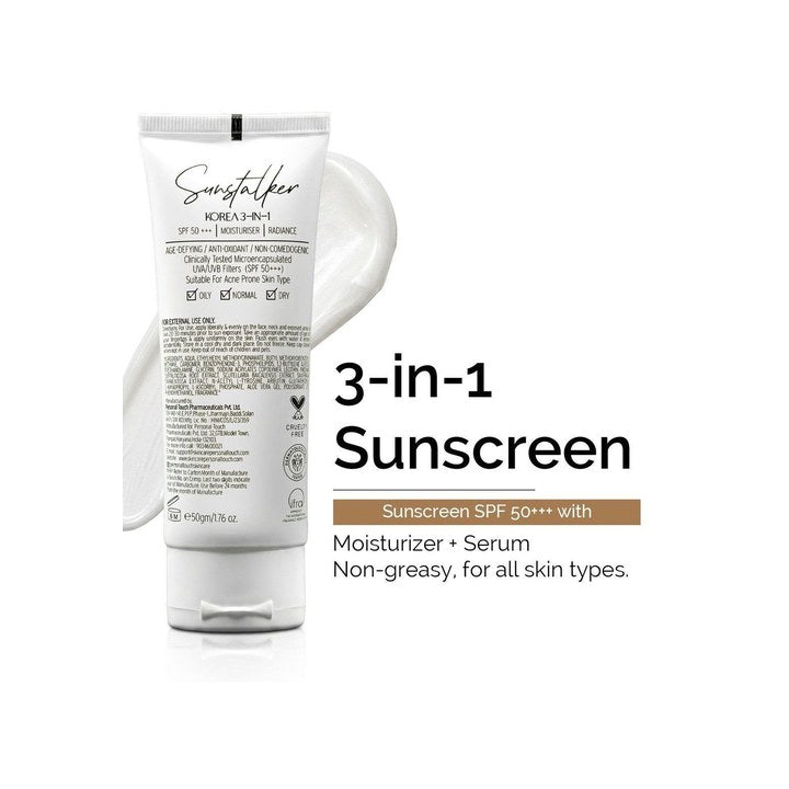 Personal Touch Skincare Sunstalker Korea 3-1 Water Based Sunscreen - 50g