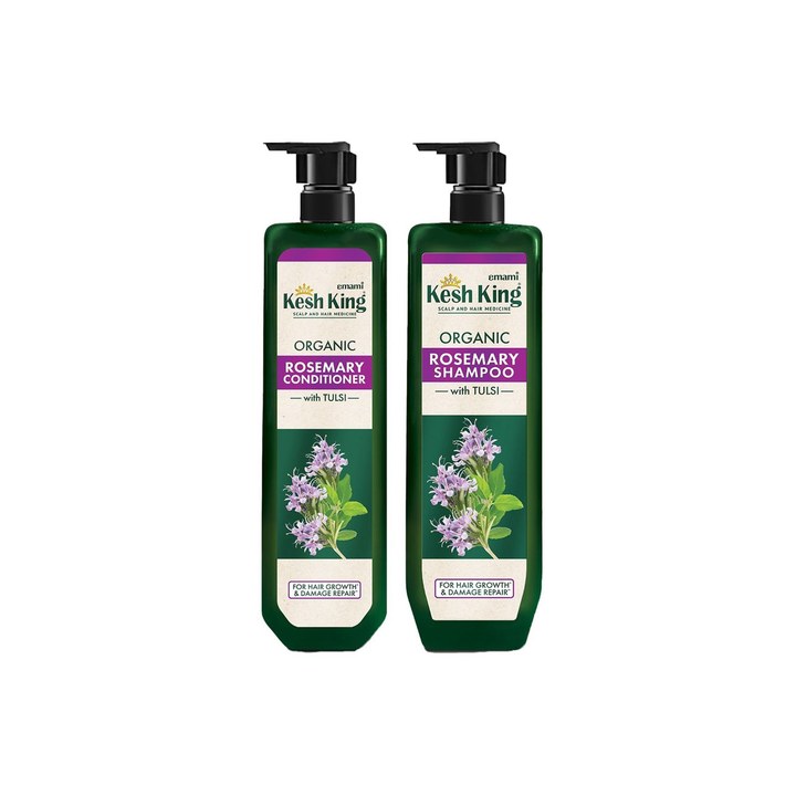 Kesh King Rosemary Hair Care Combo - Shampoo 300ml + Conditioner 200ml