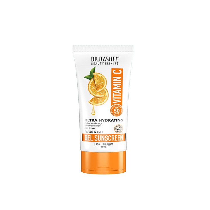 DR.RASHEL Ultra Hydrating Vitamin C SPF 50 PA+++ Face & Body Gel Sunscreen 50 ml