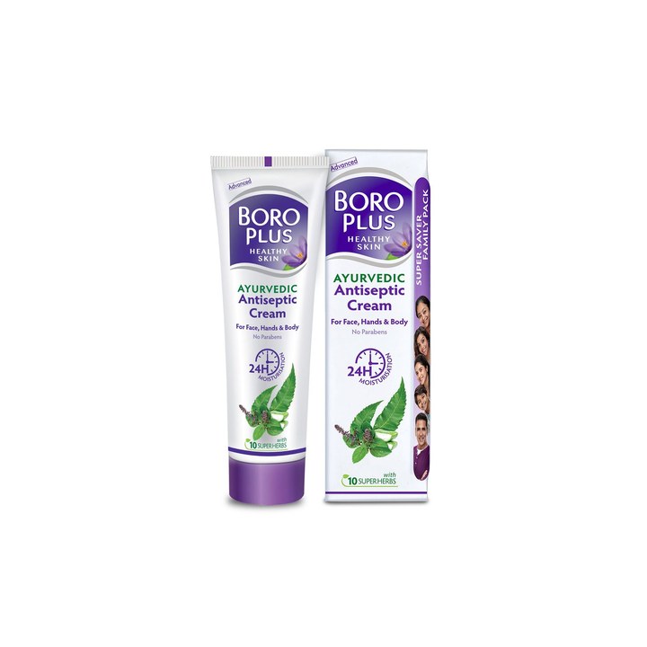 BOROPLUS Ayurvedic Antiseptic Cream for Face, Hands & Body - 200 ml