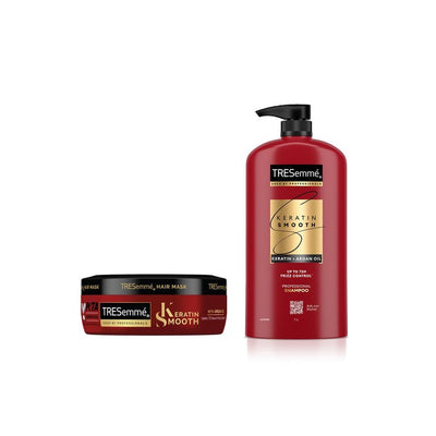 TRESemme Set of Keratin Smooth Hair Mask 100ml & Shampoo 1L