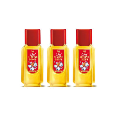 BAJAJ CONSUMER CARE Set of 3 Cool Almond Drops Hair Oil - 300 ml each
