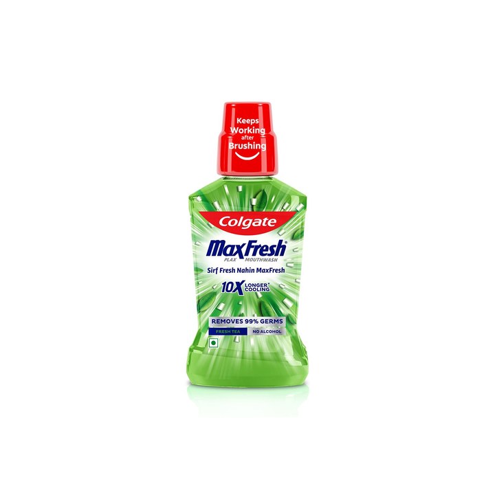 Colgate Maxfresh Plax Antibacterial Fresh Tea Mouthwash - 250ml