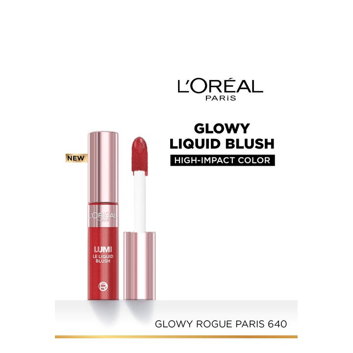 LOreal Lumi Le Liquid Radiant & Glowy Finish Blush 10g - Rouge Paris 640