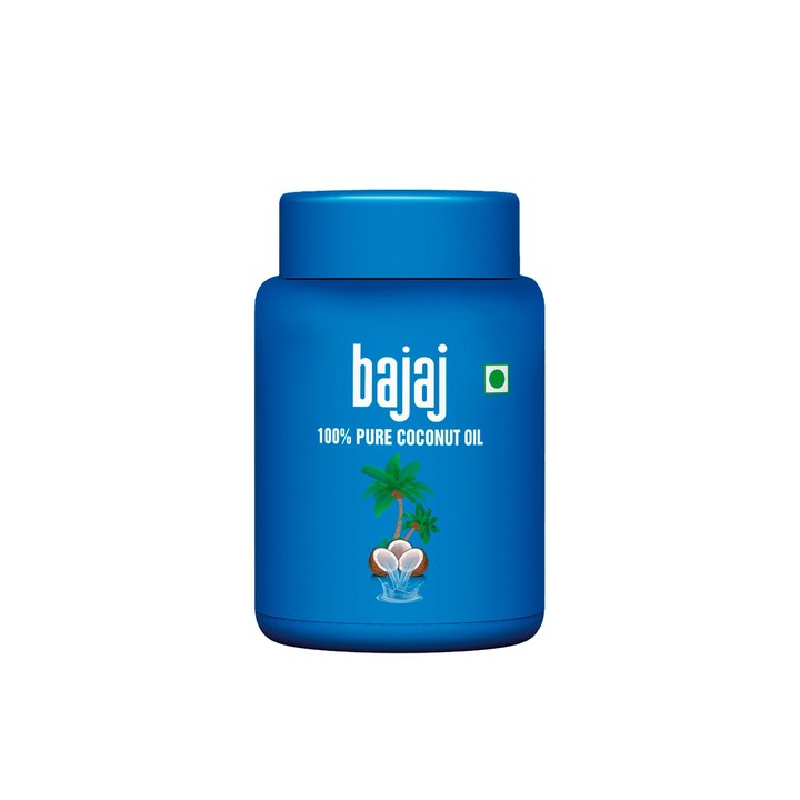 BAJAJ CONSUMER CARE 100% Pure Coconut Oil Wide Mouth Jar - 600ml