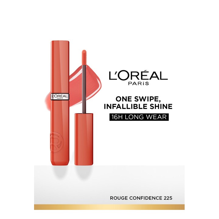 LOreal Paris Infallible Laque Resistance Liquid Lipstick 4 ml - Rouge Confidence 225