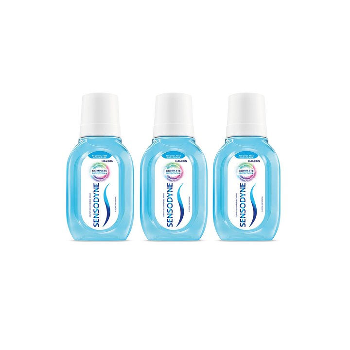 Sensodyne Set of 3 Complete Protection+ Mouthwash for Sensitivity Protection - 100ml Each