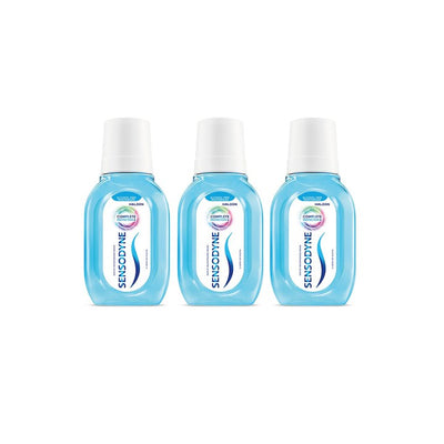 Sensodyne Set of 3 Complete Protection+ Mouthwash for Sensitivity Protection - 100ml Each