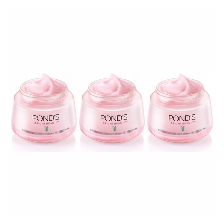 Ponds Set of 3 Bright Beauty Light Cream with UV Filter - 50g each