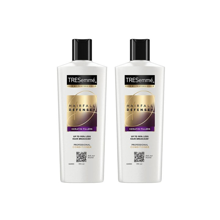 TRESemme Set of 2 Hair Fall Defence Conditioner with Keratin- 190 ml each