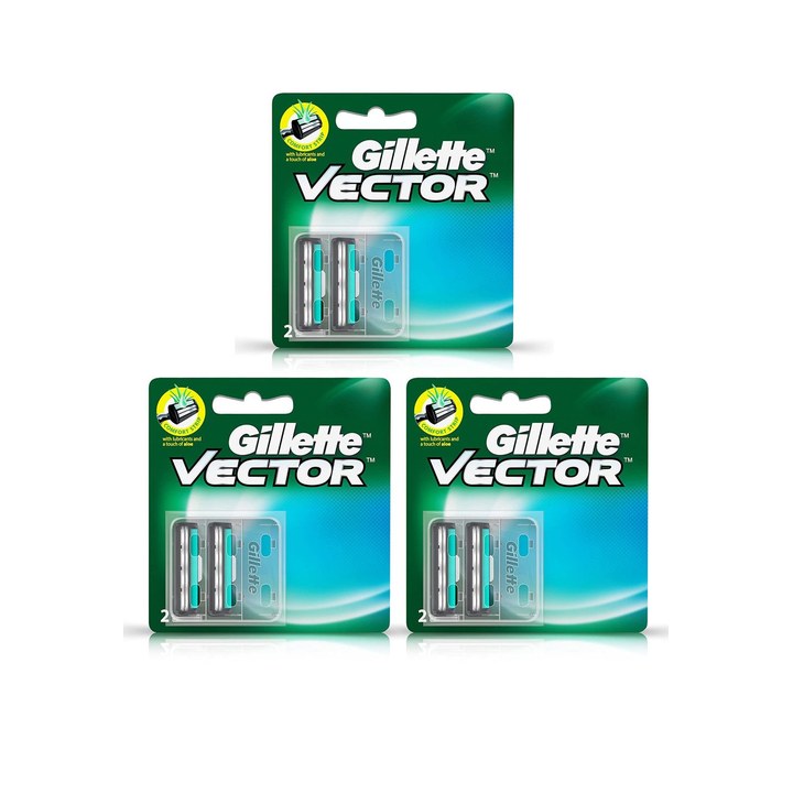 Gillette Men Set of 3 Vector 2 Blades