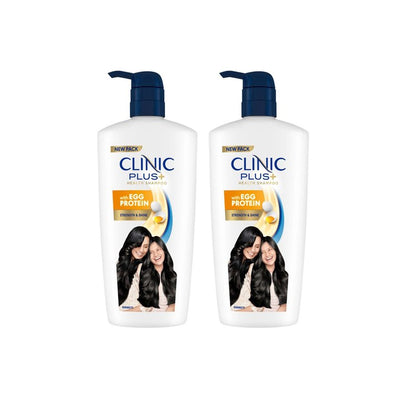 Clinic Plus Set Of 2 Strength & Shine Shampoo With Egg Protein - 650ml Each