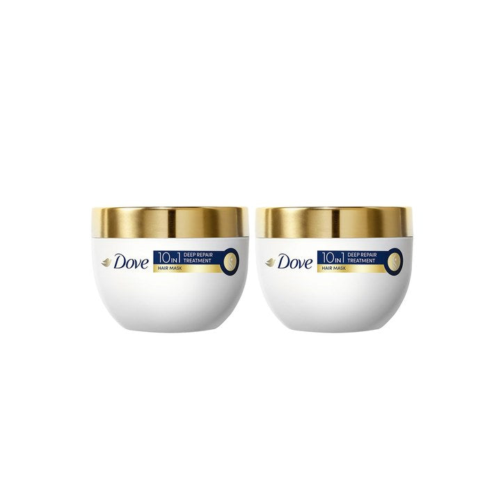Dove Set Of 2 10 In 1 Deep Repair Treatment Hair Mask - 120ml Each