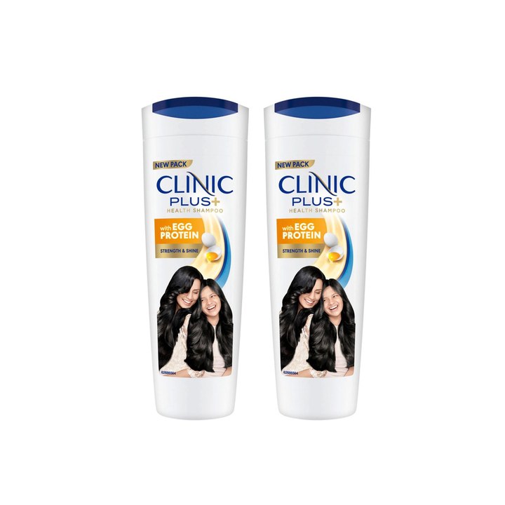 Clinic Plus Set Of 2 Strength & Shine Shampoo With Egg Protein - 175ml Each