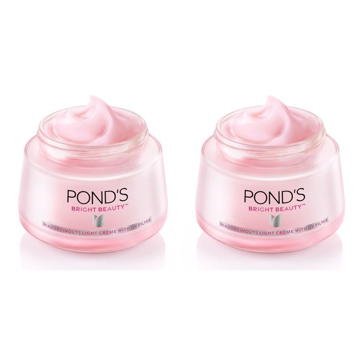 Ponds Set Of 2 Bright Beauty Light Cream With UV Filter - 24g Each