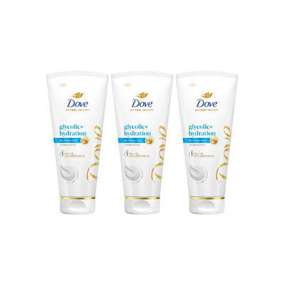 Dove Set Of 3 Glycolic+ Hydration Hair Conditioner - 175ml