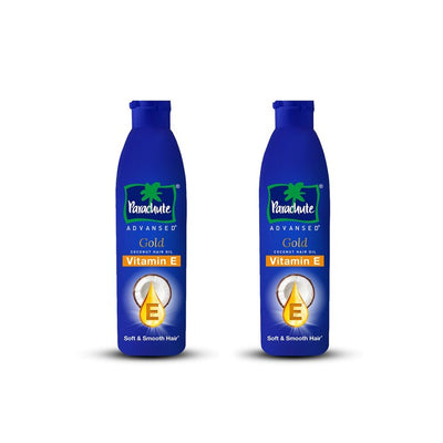 Parachute Set Of 2 Advansed Gold Vitamin E Coconut Hair Oil - 300ml Each