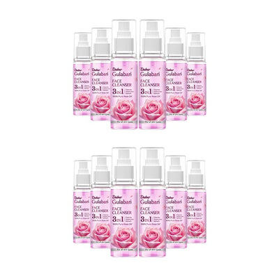 Dabur Set of 12 Gulabari Rose Glow Face Cleanser Spray - 100 ml each