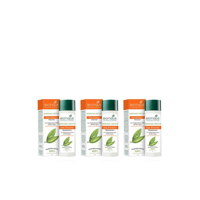 Biotique Set of 3 Morning Nectar SunProtect 30+SPF UVA+UVB Moisturizer - 120 ml each