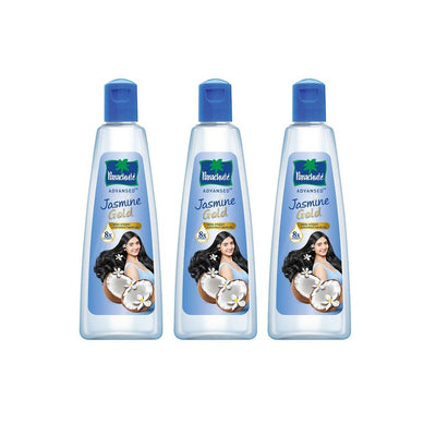 Parachute Set Of 3 Advansed Jasmine Gold Coconut Hair Oil - 300ml Each